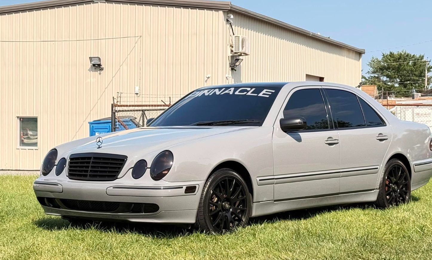 The shop owner's Mercedes-Benz